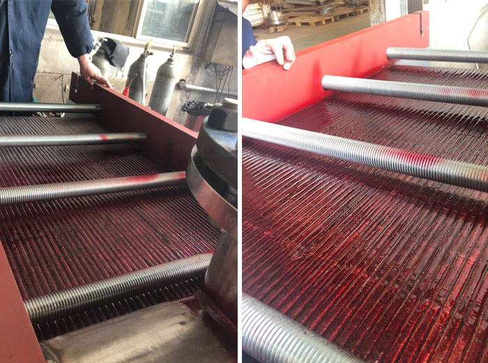 全焊接板式换热器现场图